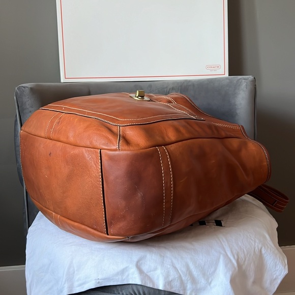 Coach Maude Natural XXL Ergo Tote Overnight Carryall & French Frame Wallet - Picture 10 of 16